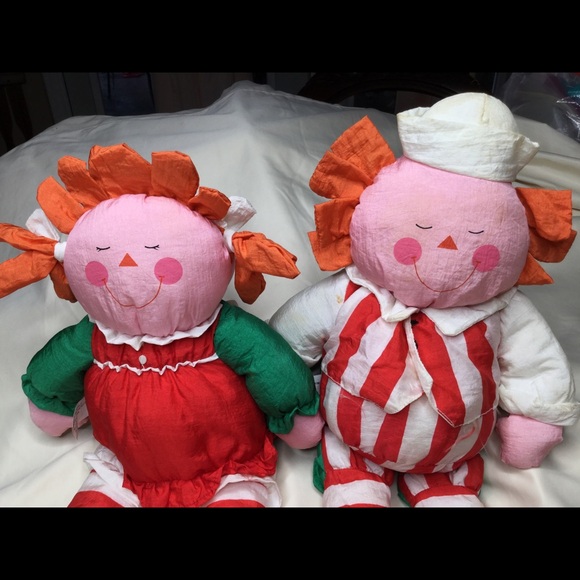 Vintage Department 56 Christmas Puffalump Raggedy Ann & Andy - Picture 5 of 10